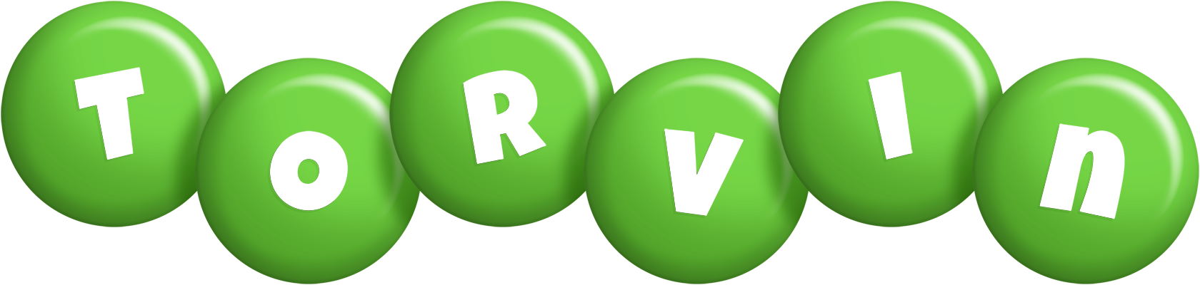 Torvin candy-green logo