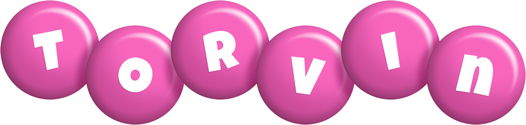Torvin candy-pink logo