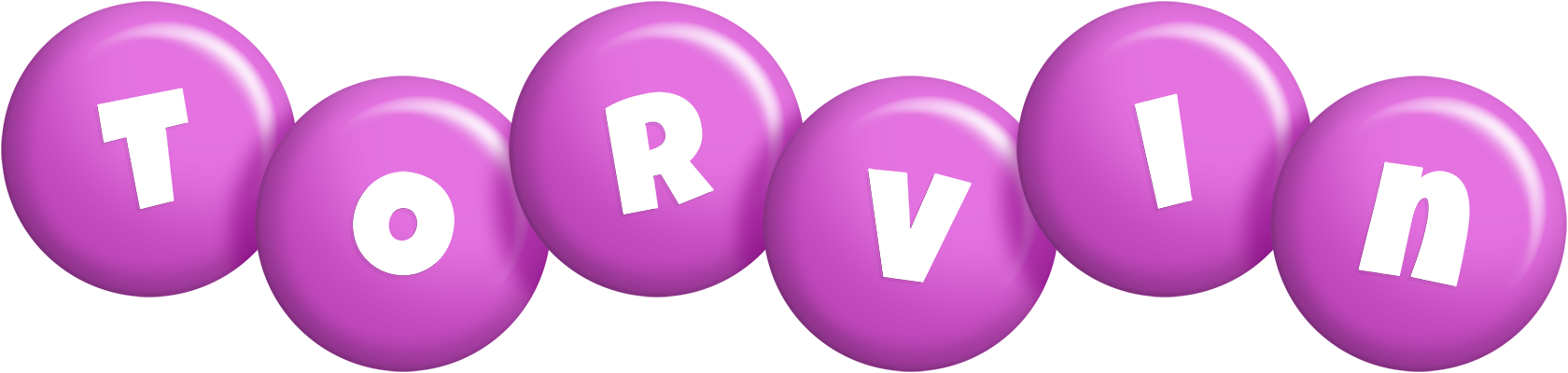 Torvin candy-purple logo