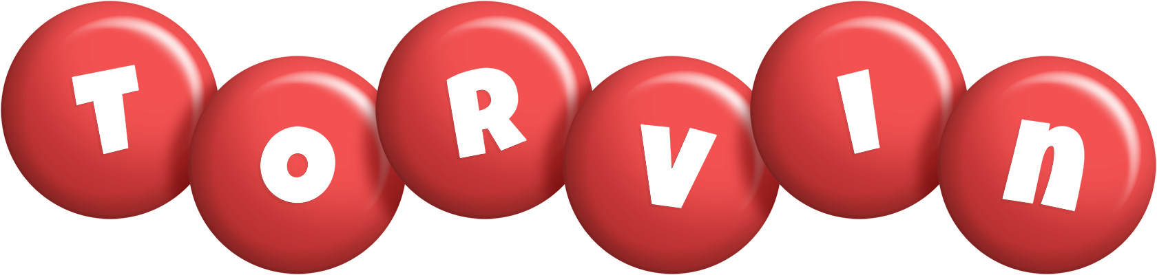 Torvin candy-red logo