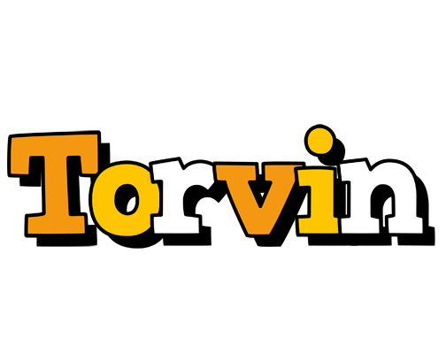 Torvin cartoon logo