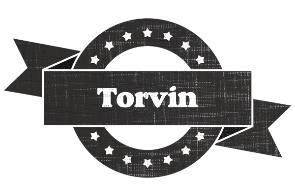 Torvin grunge logo