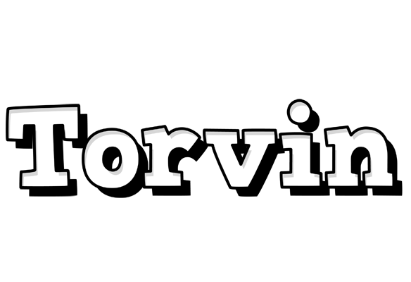 Torvin snowing logo