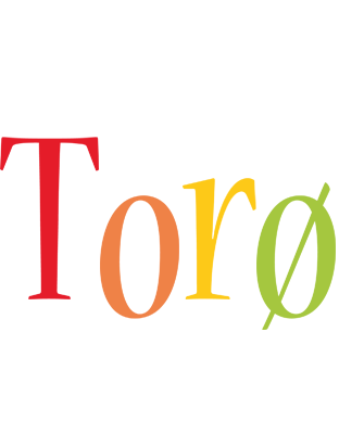 Torø birthday logo