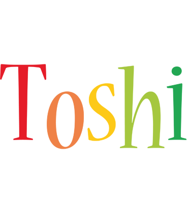 Toshi birthday logo