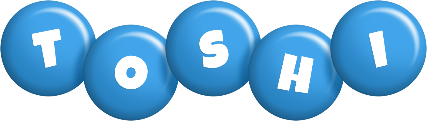 Toshi candy-blue logo