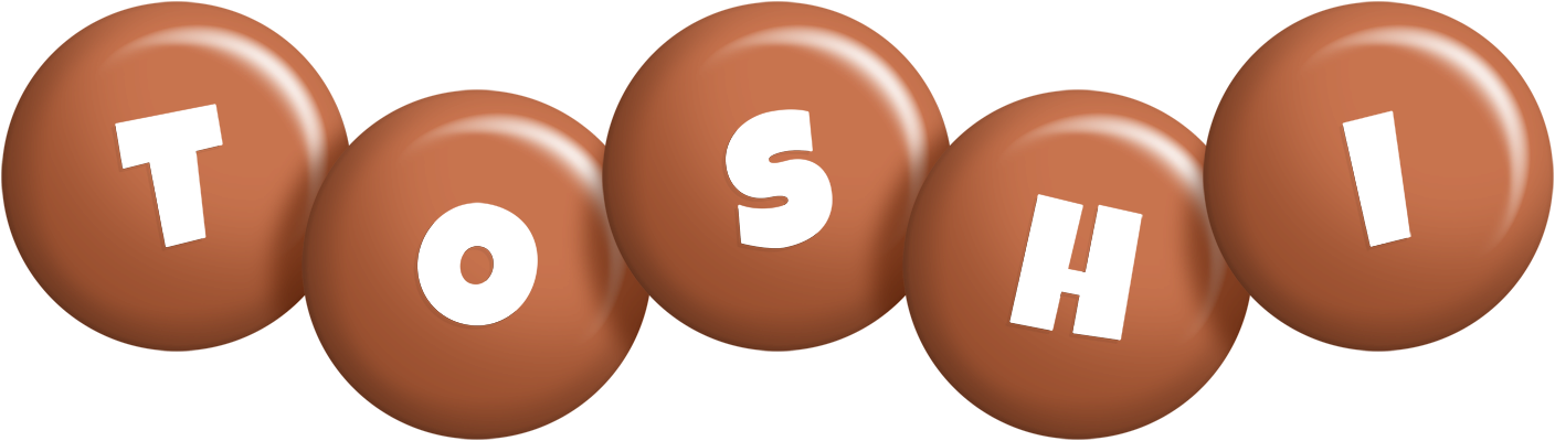 Toshi candy-brown logo