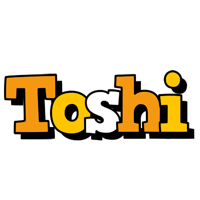 Toshi cartoon logo