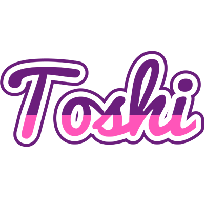 Toshi cheerful logo