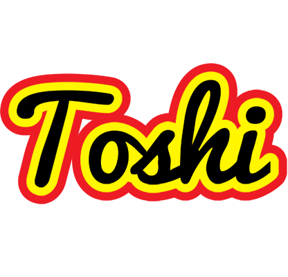 Toshi flaming logo