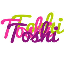 Toshi flowers logo