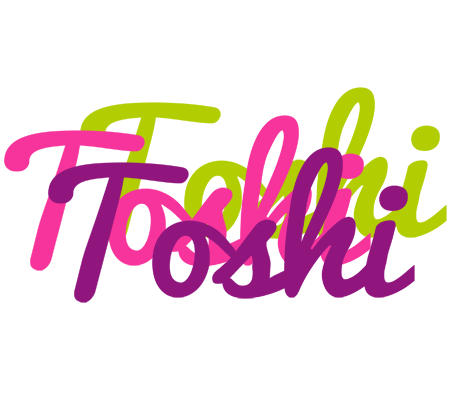 Toshi flowers logo