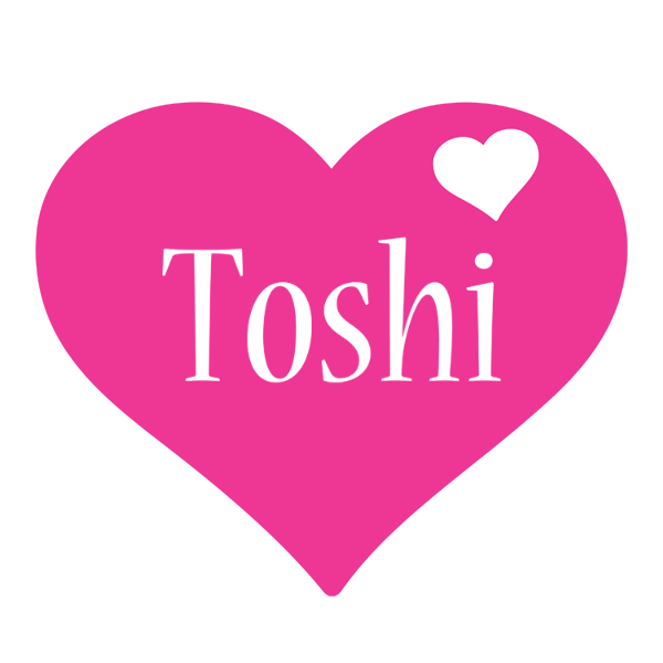 Toshi love-heart logo