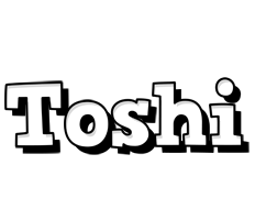 Toshi snowing logo