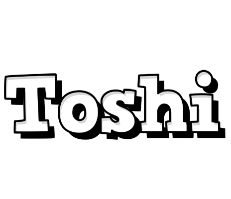 Toshi snowing logo