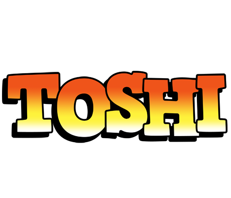 Toshi sunset logo