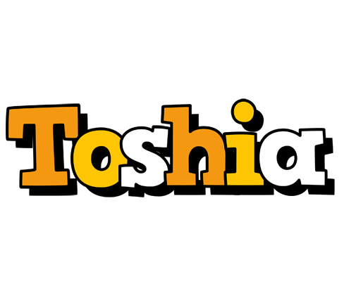 Toshia cartoon logo