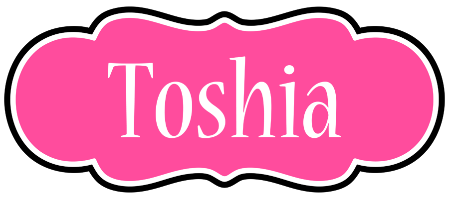Toshia invitation logo