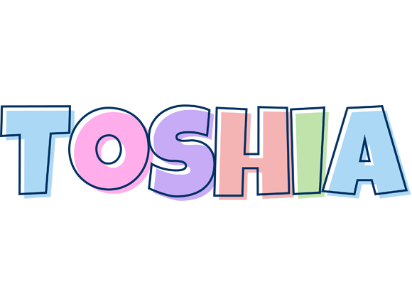 Toshia pastel logo
