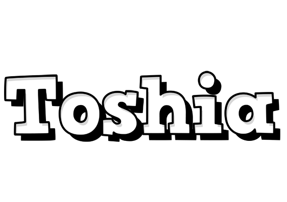 Toshia snowing logo