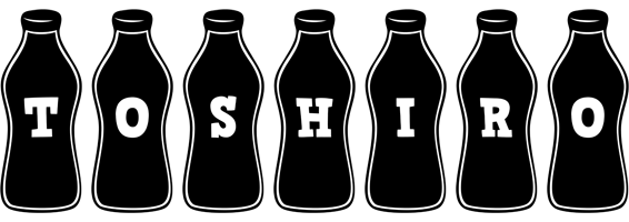 Toshiro bottle logo