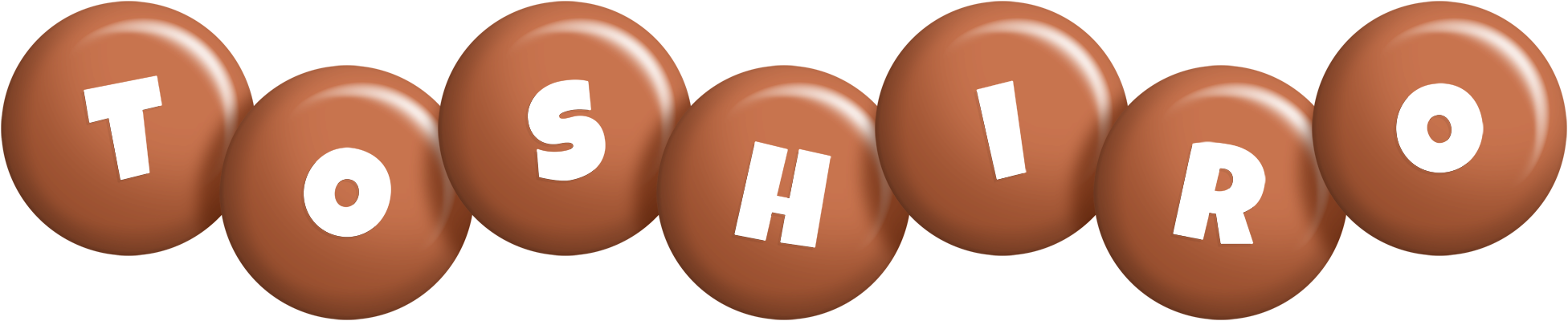 Toshiro candy-brown logo