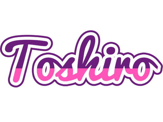 Toshiro cheerful logo