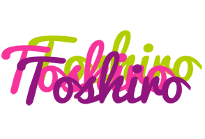 Toshiro flowers logo