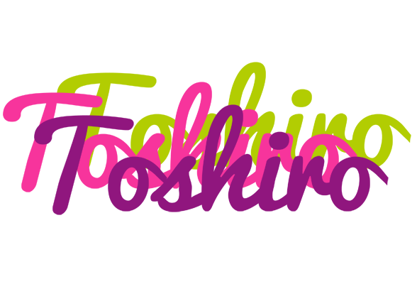 Toshiro flowers logo