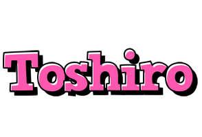 Toshiro girlish logo