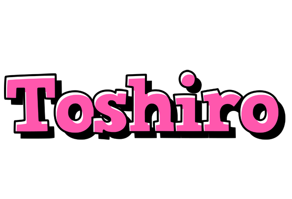 Toshiro girlish logo