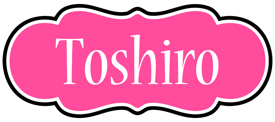 Toshiro invitation logo
