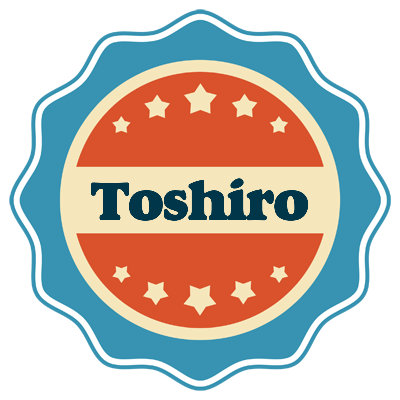 Toshiro labels logo