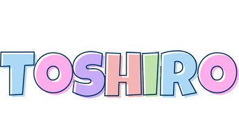 Toshiro pastel logo