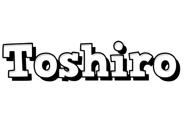 Toshiro snowing logo