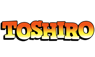 Toshiro sunset logo