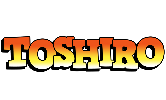 Toshiro sunset logo