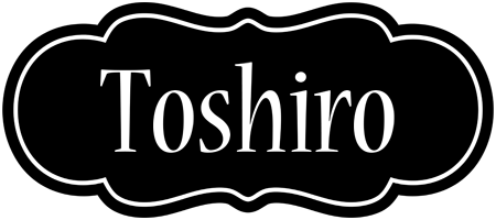 Toshiro welcome logo