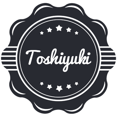 Toshiyuki badge logo