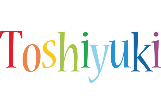 Toshiyuki birthday logo