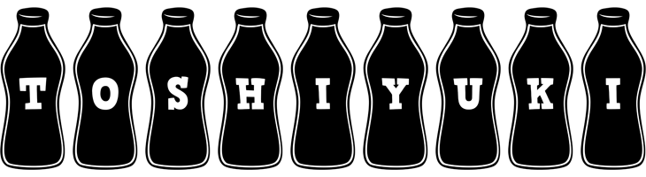 Toshiyuki bottle logo
