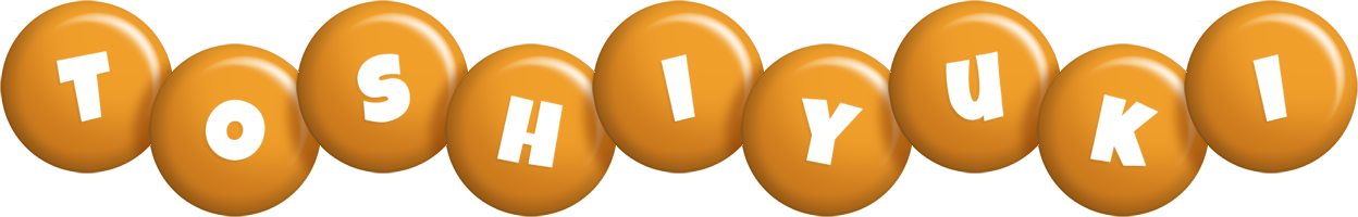 Toshiyuki candy-orange logo