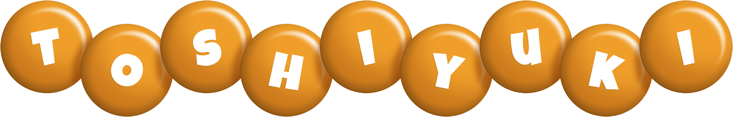 Toshiyuki candy-orange logo