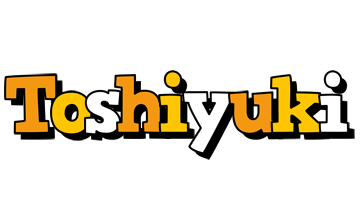 Toshiyuki cartoon logo