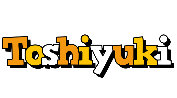 Toshiyuki cartoon logo