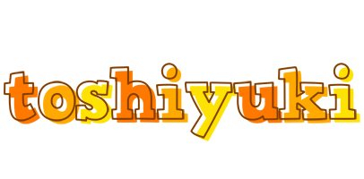 Toshiyuki desert logo