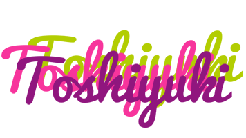Toshiyuki flowers logo