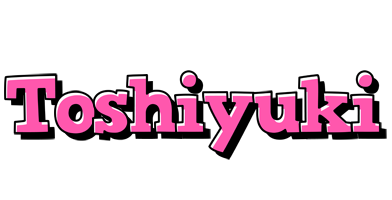Toshiyuki girlish logo
