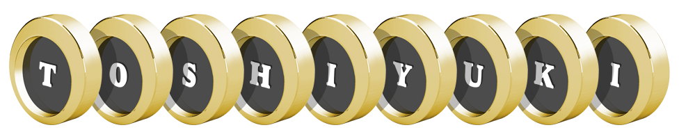 Toshiyuki gold logo