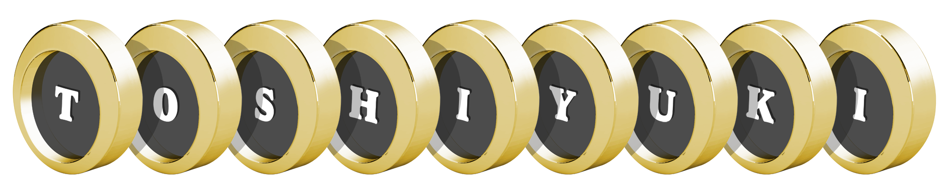Toshiyuki gold logo